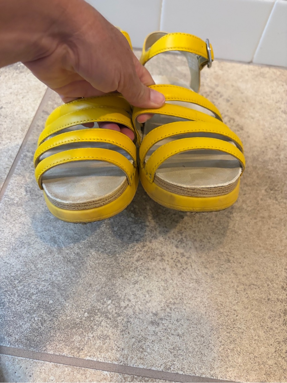 Dansko Yellow Roxie Sandals - Picture 2 of 7